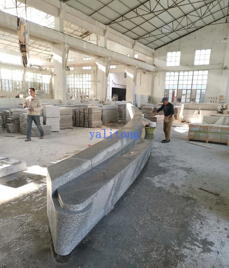 Granite garden benches (2)