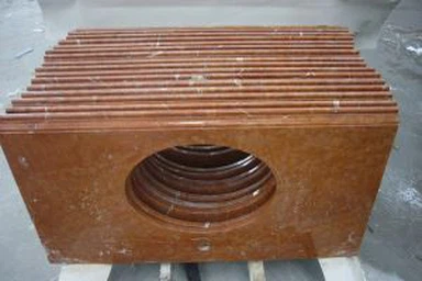 Ισπανικά Rojo Αλικάντε μαρμάρινο μπάνιο ματαιοδοξία κορυφές