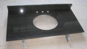 Απόλυτο μαύρο γρανίτη υπόγειας μπανιέρας νεροχύτη μπανιέρα