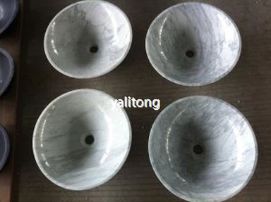 Νεροχύτης σκαφών Oval White Carrara