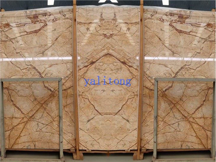 Μαρμάρινες πλάκες από χρυσό φτερό χήνας