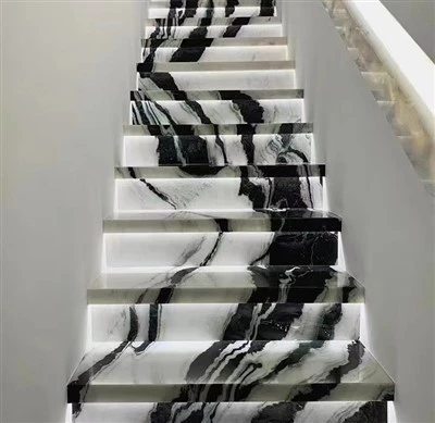 Σκάλες Panda White Marble